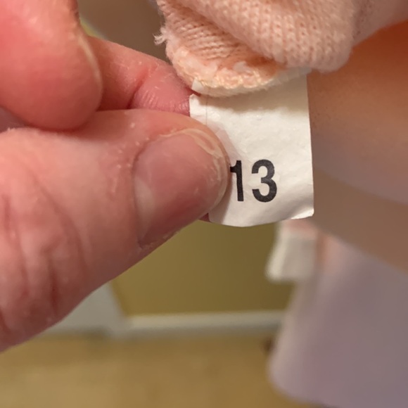 Moda Intl knit suit set in pink and cream - Picture 13 of 15